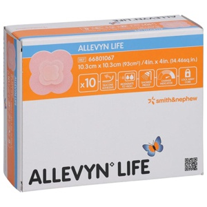 Allevyn Life 10,3x10,3 Cm Silikonschaumverband Produktbild