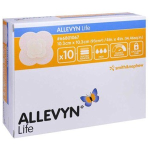 ALLEVYN Life 10,3x10,3 cm Silikonschaumverband Produktbild