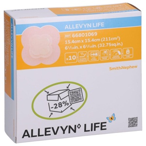 ALLEVYN Life 15,4x15,4 cm Silikonschaumverband Produktbild