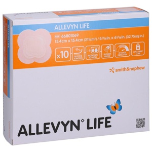 ALLEVYN Life 15,4x15,4 cm Silikonschaumverband Produktbild