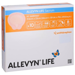 ALLEVYN Life Sacrum gr.21,6x23cm Silik.Schaumverb. Produktbild