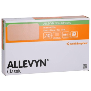 Allevyn non Adhesive 10x20 cm Wundverband, 10 St Kompressen Produktbild