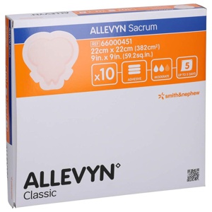 ALLEVYN Sacrum groß 22x22 cm Wundverband haftend Produktbild