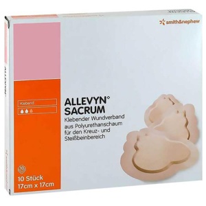 ALLEVYN Sacrum klein 17x17 cm Wundverband haftend Produktbild