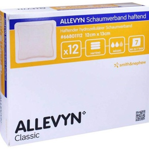 ALLEVYN Schaumverband 12x13 cm haftend Produktbild