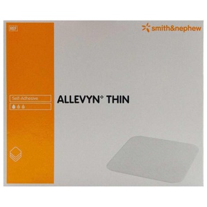 ALLEVYN Thin 5x6 cm dünne Wundauflage Produktbild