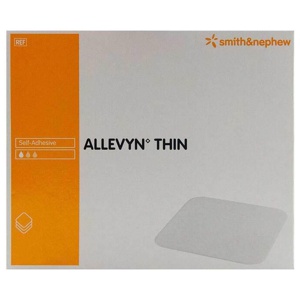 ALLEVYN Thin 5x6 cm dünne Wundauflage Produktbild