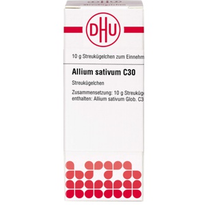 ALLIUM SATIVUM C 30 Globuli Produktbild