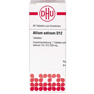 ALLIUM SATIVUM D 12 Tabletten Produktbild