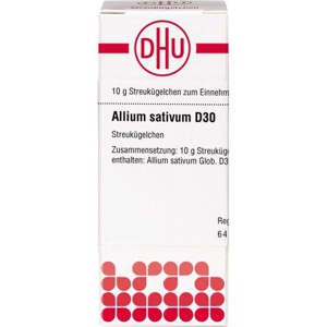 ALLIUM SATIVUM D 30 Globuli Produktbild