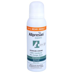 ALLPRESAN diabetic Inten.+Repair o.Urea Schaum-Cr. Produktbild