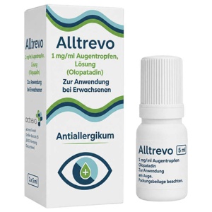 Alltrevo 1mg/ml Augentropfen Antiallergikum 5 ml Augentropfen Produktbild