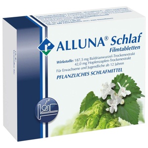 ALLUNA Schlaf Filmtabletten, 60 St Filmtabletten Produktbild