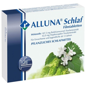 ALLUNA Schlaf Filmtabletten, 20 St Filmtabletten Produktbild