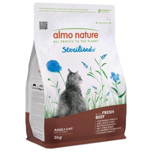Almo Nature Functional Sterilised Cat Rind & Reis Produktbild