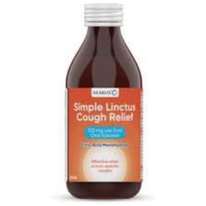 Almus Simple Linctus Cough Relief 125mg/5ml Oral Solution product image