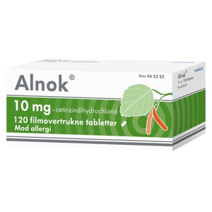 Alnok 10 mg 120 stk produktbillede