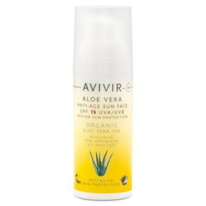 Aloe Vera Anti Age Sun Face 15 50ml Avivir produkt bild