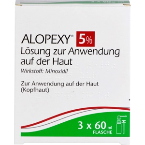 ALOPEXY 5% Lösung zur Anwendung auf der Haut Produktbild