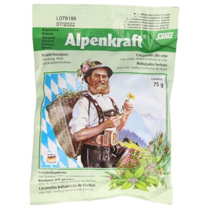 ALPENKRAFT Kräuterbonbons mit Honig+Malz Salus Produktbild