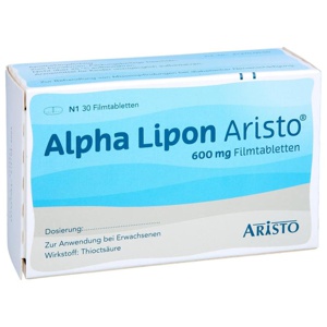ALPHA LIPON Aristo 600 mg Filmtabletten Produktbild
