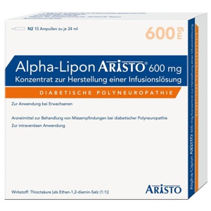 ALPHA LIPON Aristo 600 mg Konz.z.Herst.e.Inf.-Lsg. Produktbild