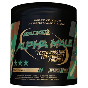 Alpha Male 300 g Testo Boosting Pre-Workout produkt bild