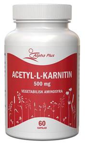 Alpha Plus Acetyl-L-karnitin 60 kapslar produkt bild