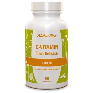 Alpha Plus C-Vitamin Time Release 1000 mg, 60 tabl produkt bild