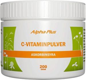 Alpha Plus C-vitaminpulver 200 g produkt bild