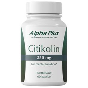 Alpha Plus Citikolin 250 mg 60 st produkt bild
