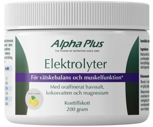 Alpha Plus Elektrolyter 200 g citronsmak produkt bild