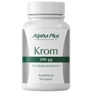 Alpha Plus Krom 200 µg 90 kap produkt bild
