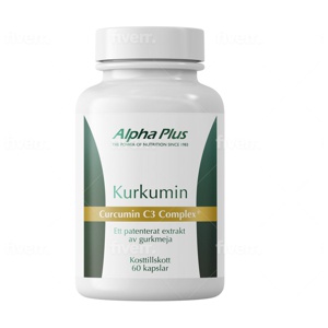 Alpha Plus Kurkumin 60 kapslar produkt bild
