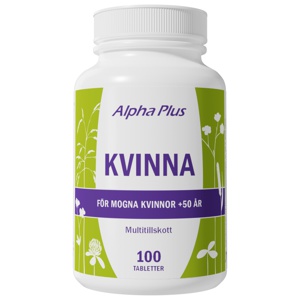 Alpha Plus Kvinna 100 tabletter produkt bild