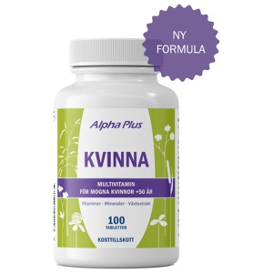 Alpha Plus Kvinna 100 tabletter produkt bild