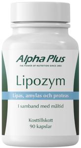 Alpha Plus Lipozym 90 kapslar produkt bild