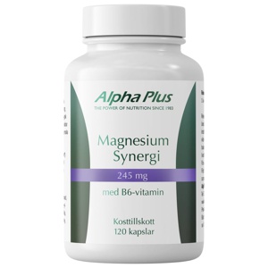 Alpha Plus Magnesium Synergi 120 kapslar produkt bild