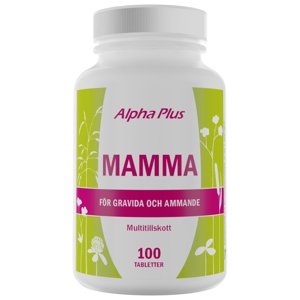 Alpha Plus Mamma 100 tabletter produkt bild