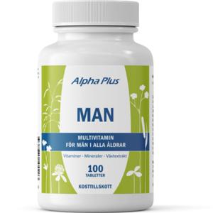 Alpha Plus Man 100 tabletter produkt bild