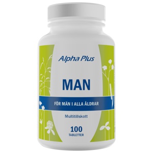Alpha Plus Man 100 tabletter produkt bild