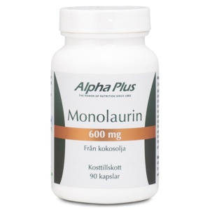 Alpha Plus Monolaurin 90 kapsler produktbillede