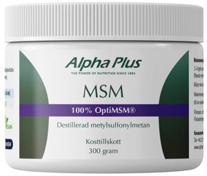 Alpha Plus MSM (OptiMSM®) 300 g produkt bild