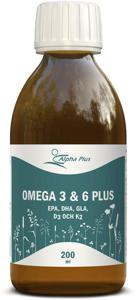 Alpha Plus Omega 3 & 6 Plus 200 ml produkt bild