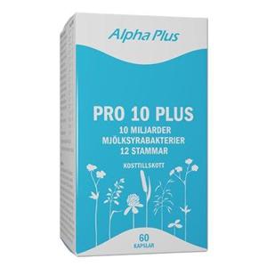 Alpha Plus Pro 10 Plus 60 kapslar produkt bild
