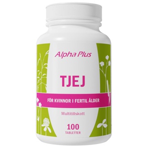 Alpha Plus Tjej 100 tabletter produkt bild