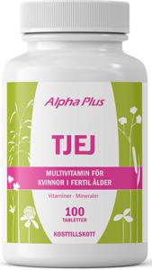 Alpha Plus Tjej 100 tabletter produkt bild