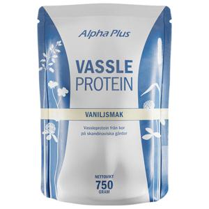 Alpha Plus Vassleprotein Vaniljsmak 750 g produkt bild