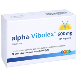 ALPHA VIBOLEX 600 mg HRK Weichkapseln Produktbild