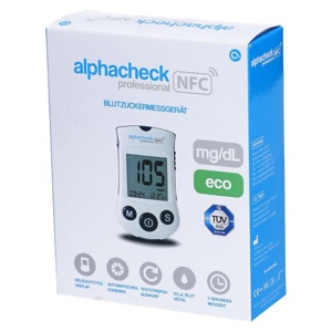 ALPHACHECK professional Blutzuckermessgerät mg/dl eco 1 St Produktbild